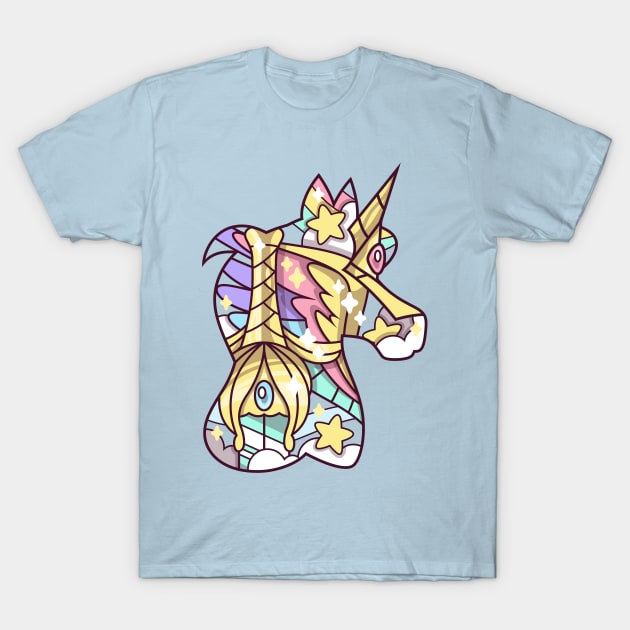 Magical Silhouettes Swift Wind T-Shirt by GillesBone